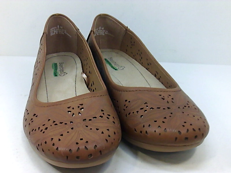 Bare Traps Womens Mariah Round Toe Ballet Flats Caramel Size 80 Qzac Ebay 0019