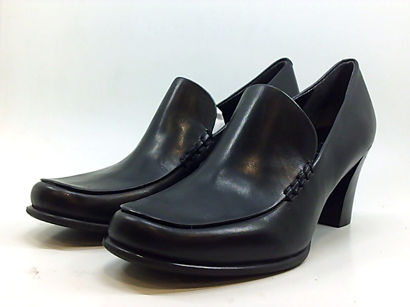 Franco Sarto Womens NOLAN Leather Round Toe Platform Pumps, Black, Size ...