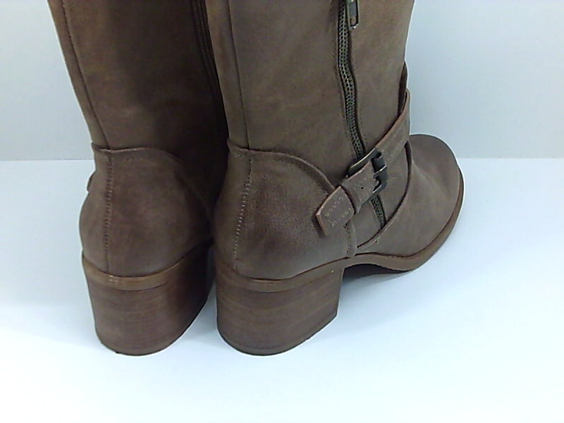 bear trap mid calf boots