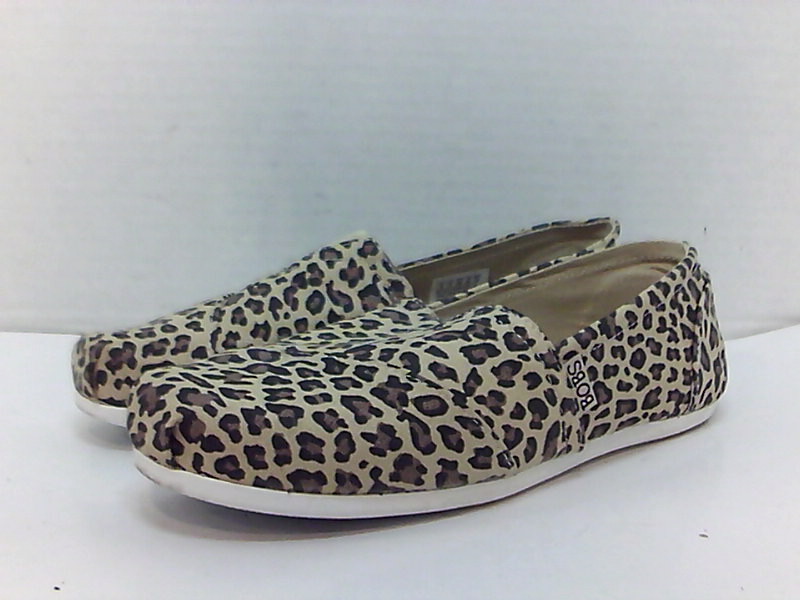 Skechers Women's Bobs Plush-Hot Spotted. Leopard Print Slip, Leopard ...