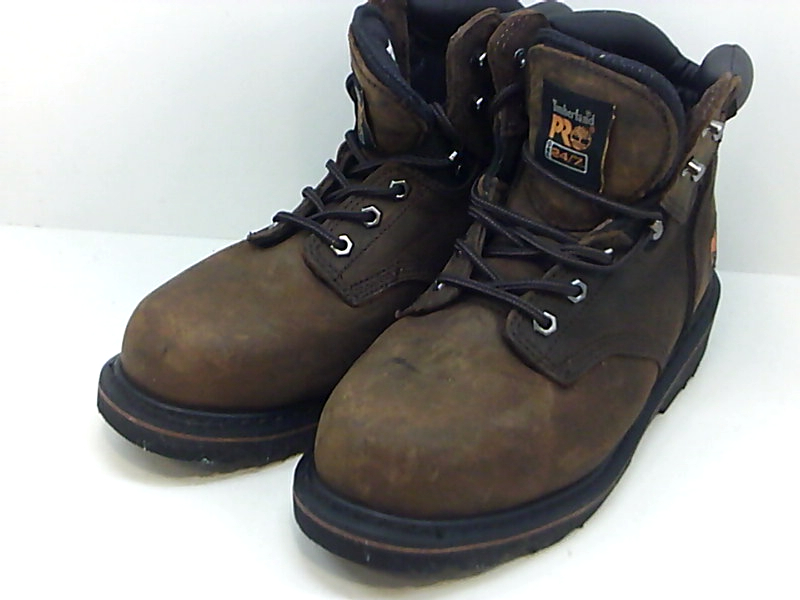 Timberland Mens Pit Boss Leather Steel toe Lace Up Safety Timberland Mens Pit Boss Leather Steel toe Lace Up Safety