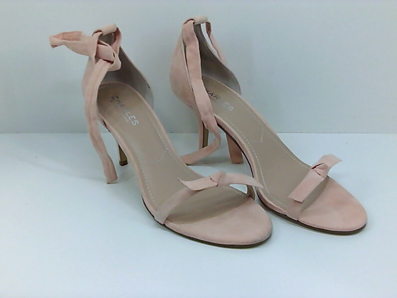 Charles by Charles David Womens Nova Suede Open Toe Casual, Blush, Size ...