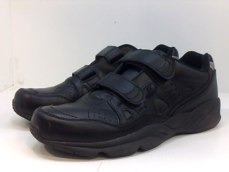 Propét Men's Stability Walker Strap Walking Shoe,, Black, Size 11.0 ...