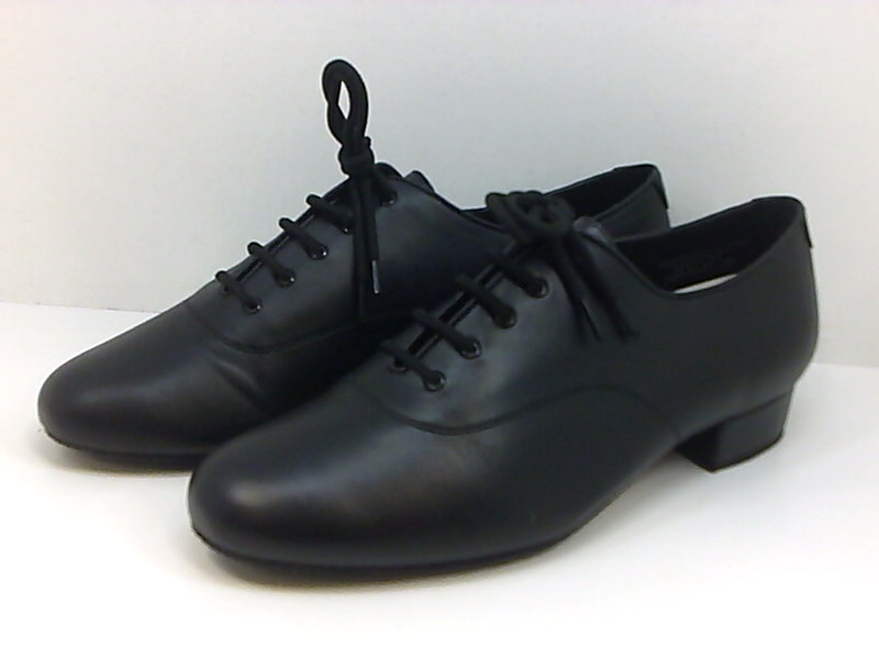 Capezio Men's Shoes Social Dance Leather Low Top Lace Up Dance, Black