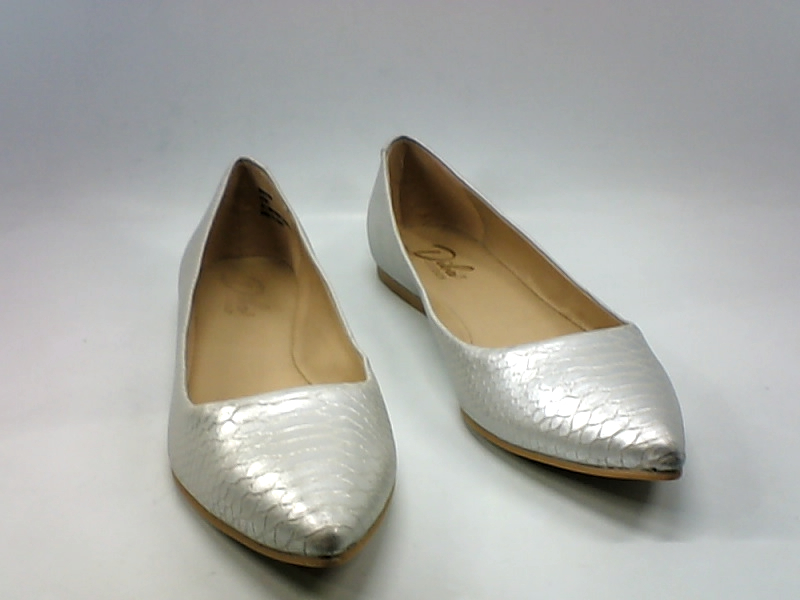 Diba Womens Scout Pointed Toe Loafers, Gold Snake, Size 9