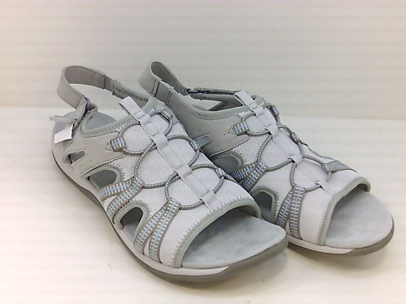 Easy Spirit Womens Spark2 Fabric Open Toe Walking Sport Sandals, Mist