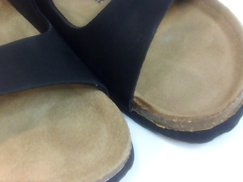 CUSHIONAIRE Women's Lane Cork Footbed Sandal with -Comfort, Black, Size 10.0 SpD | eBay