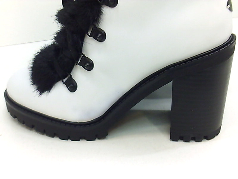 guess white leather shoes