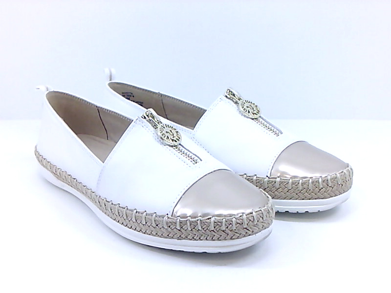 Anne Klein Women's Zetta Slip on Sneaker, White, Size 5.5 Luz3 | eBay