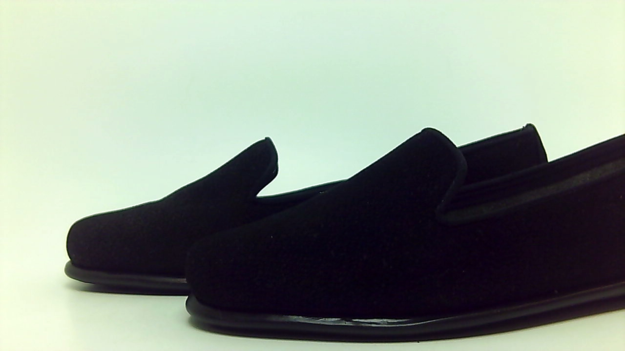 black flat slides