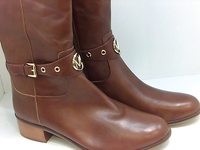caramel colored knee high boots