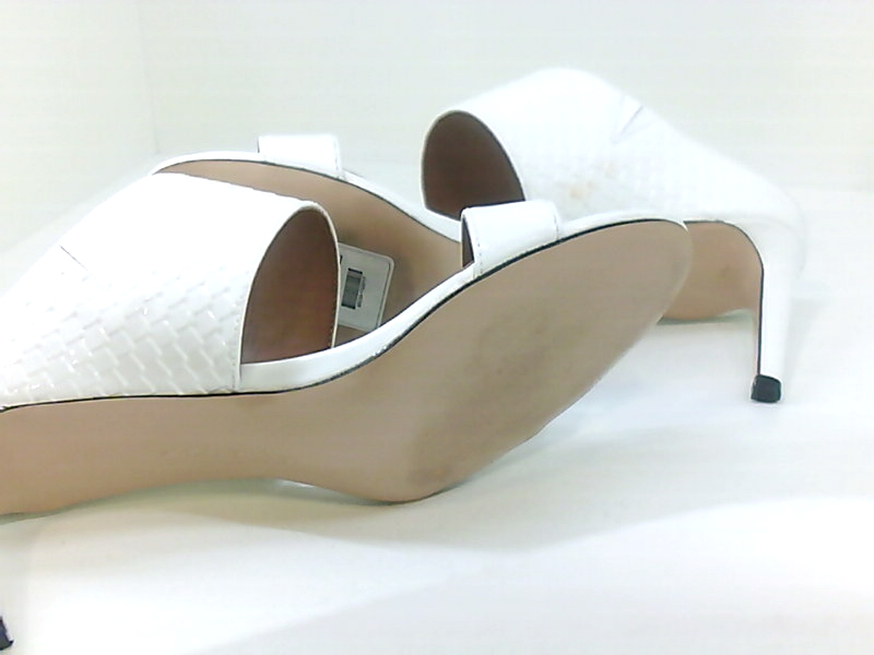 calvin klein slides women's white