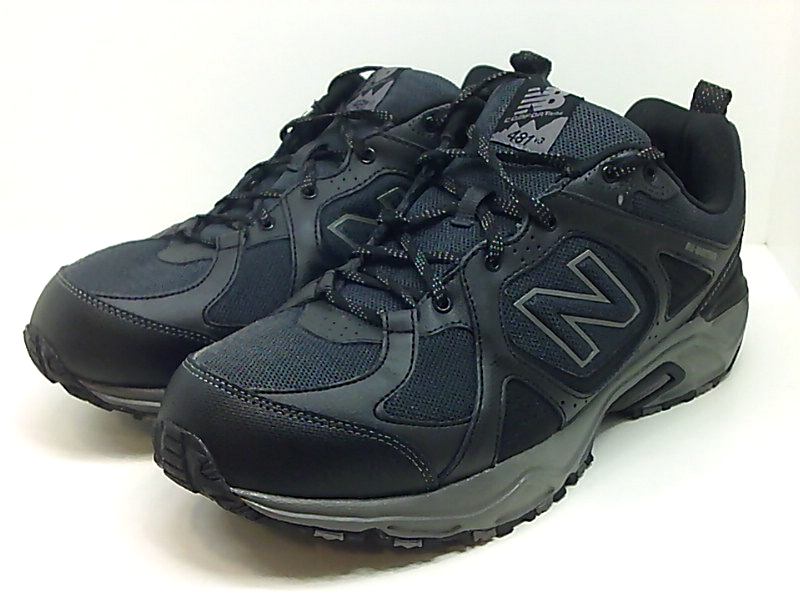 New Balance Mens MT481WB3 Low Top Lace Up Trail Running, Black Grey ...