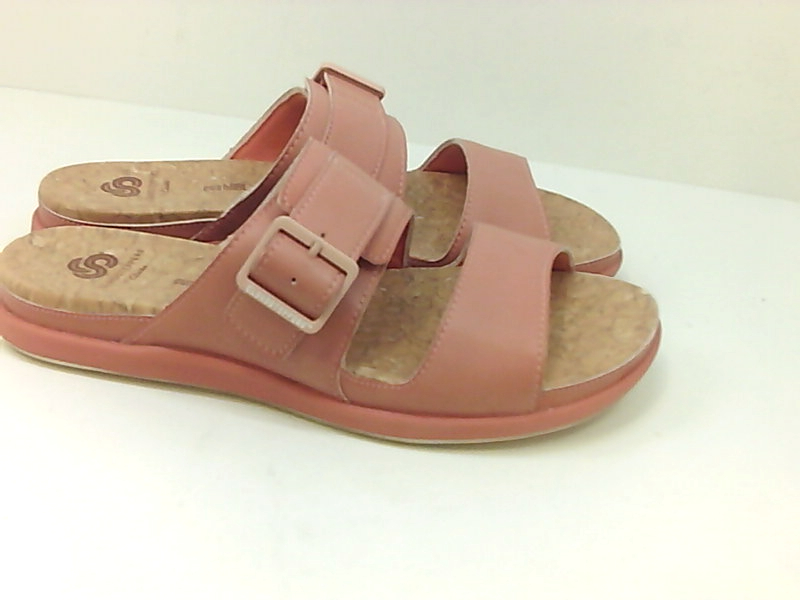 clarks sandals with toe loop