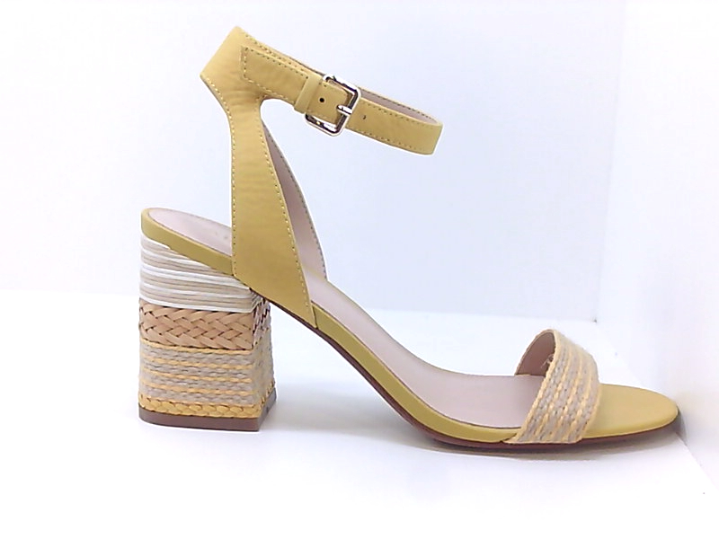 aldo yellow snakeskin heels