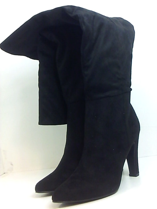 Material Girl Candice Dress Boots Black Size 5M, Black, Size 5.0 Xr8Z ...