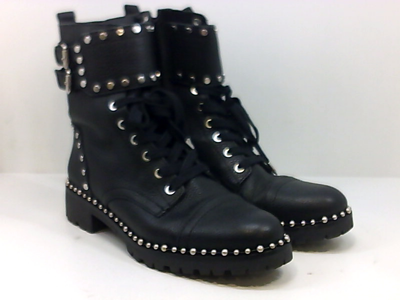 Sam Edelman Women's Jennifer Combat Boot, Black Leather, Size 8.0 q0bS ...