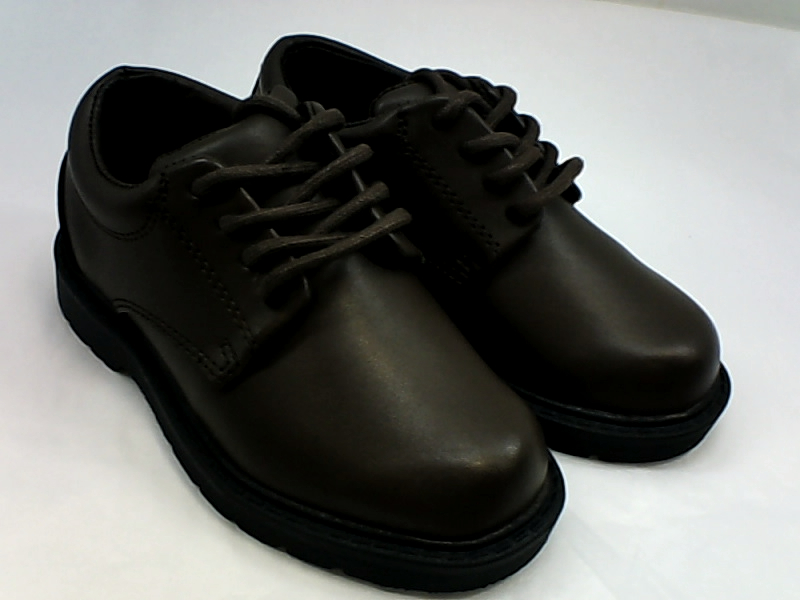 School Issue Scholar 5200 Uniform Shoe (Toddler/Little, Brown Leather