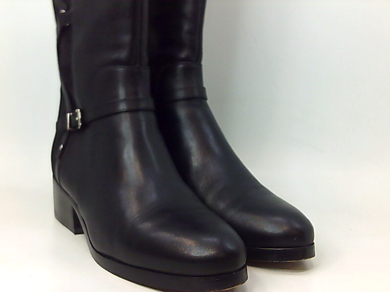 Size 11.0 Black ADRIENNE VITTADINI Womens Mickey Closed Toe Knee High Fashion