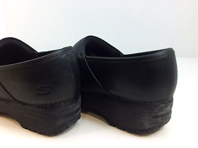 Skechers Womens Comfort Flex Leather Closed Toe Mules, Black, Size 7.0 ...