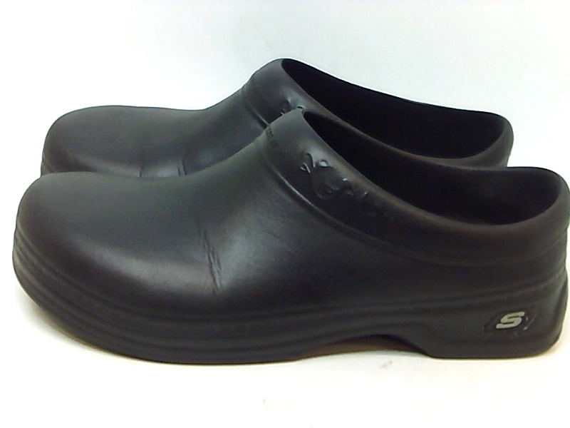 Skechers for Work Women's Clara Slip Resistant Clog, Black, Size 9.0 ...