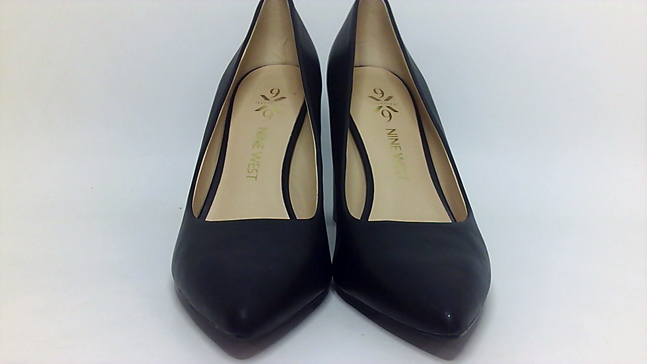 Nine West Women's Zabaar Wedge Pump Black Leather Size 9.0 uQq5 Nine West Women's Zabaar Wedge Pump Black Leather Size 9.0 uQq5