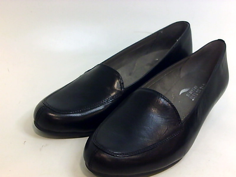 Aerosoles Womens lovely Almond Toe Loafers, Black Leather, Size 8.5 ...