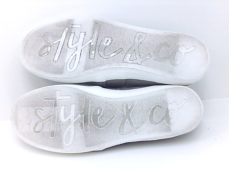 light gray slip on sneakers