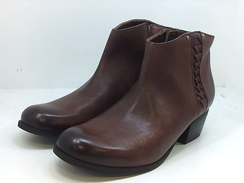 mahogany ankle boots