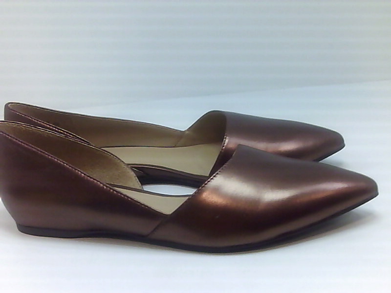 womens brown pointed toe flats