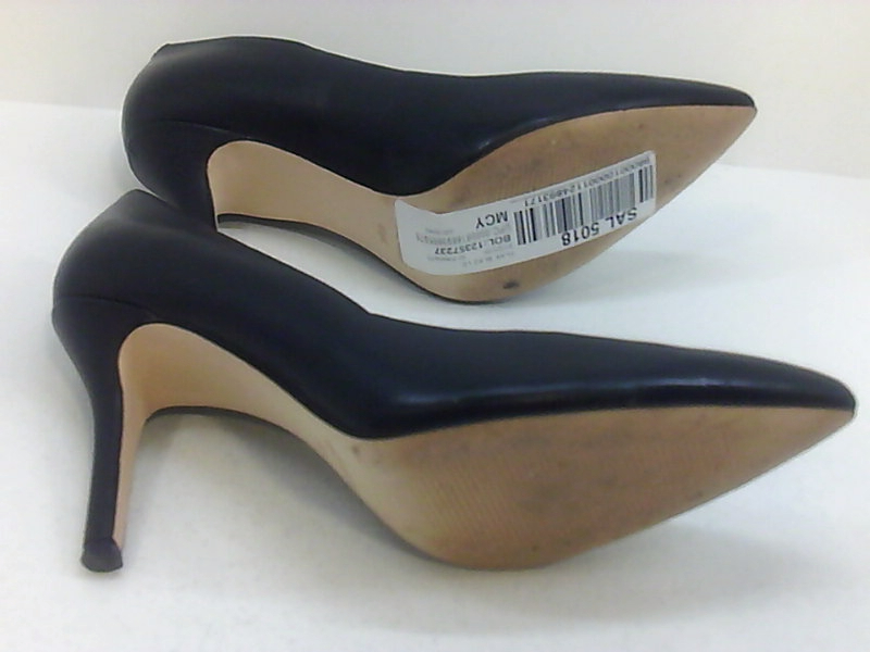 Nine West Womens FLAX Leather Pointed Toe Classic Pumps, Black Leather ...