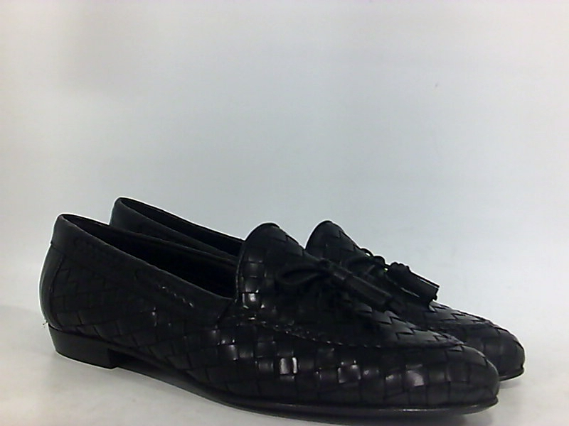 Sesto Meucci Womens Neda Leather Closed Toe Loafers, Black, Size 10.0 ...