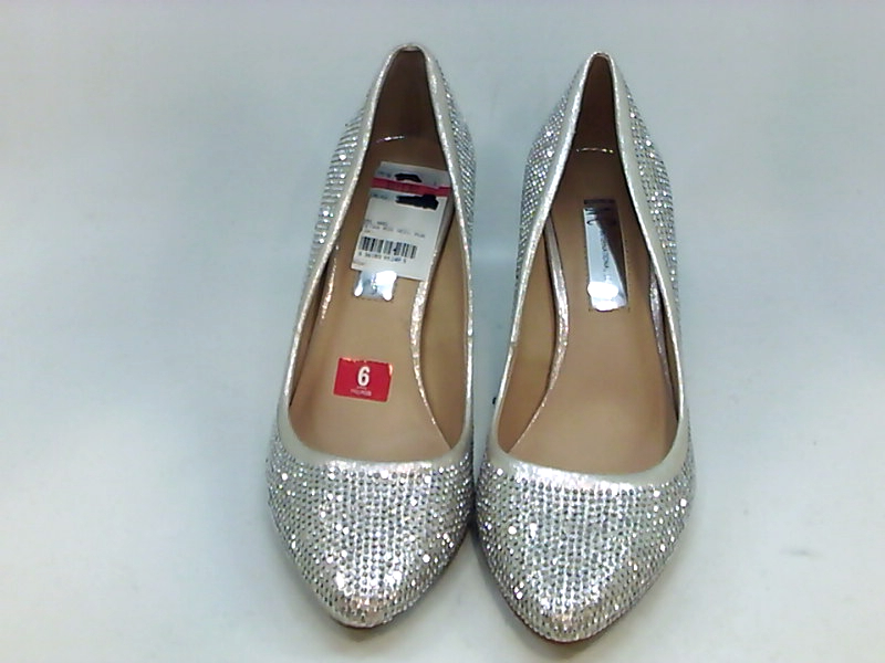 rhinestone pointed toe pumps