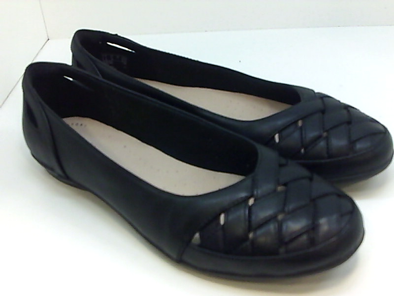 clarks gracelin maze leather flat