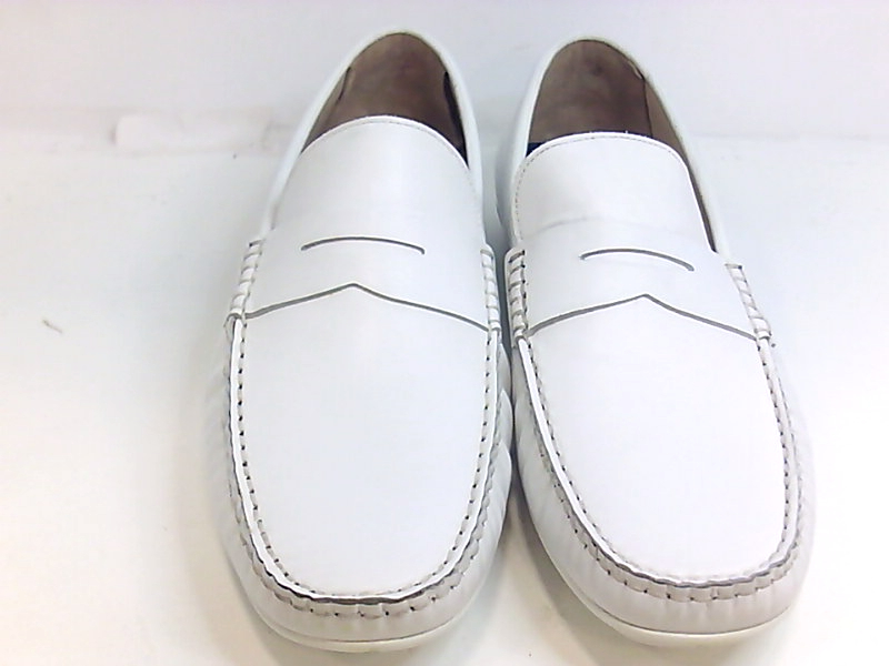 Bacco Bucci Men's CAPI Moccasin, White, Size 8.5 N32D | eBay