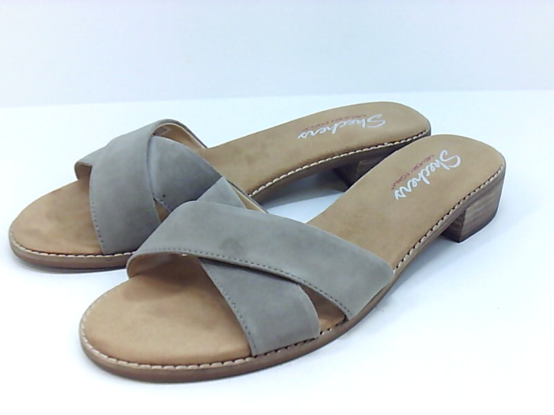 Skechers Women's Petaluma-Criss Cross Slide Sandal, Taupe, Size 10.0 Sucj | eBay