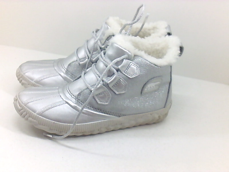 sorel silver snow boots