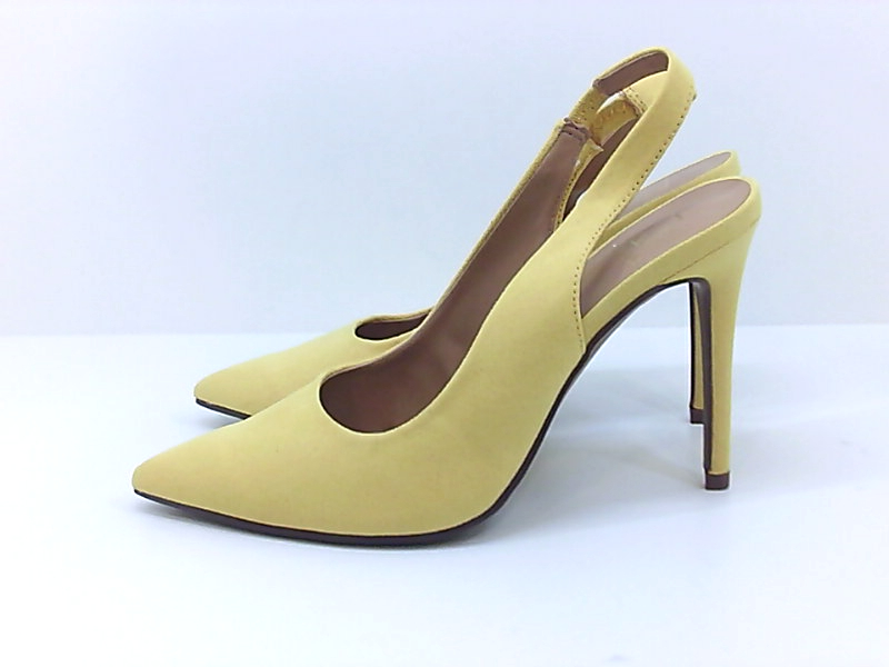 lemon slingback shoes
