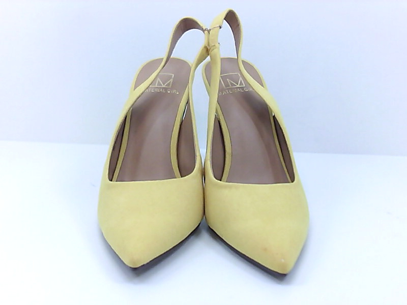 lemon slingback shoes