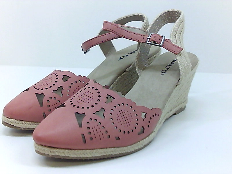 Rialto Womens Coya Leather Closed Toe Casual Espadrille Sandals, Pink, Size 8.5 190748569669 | eBay