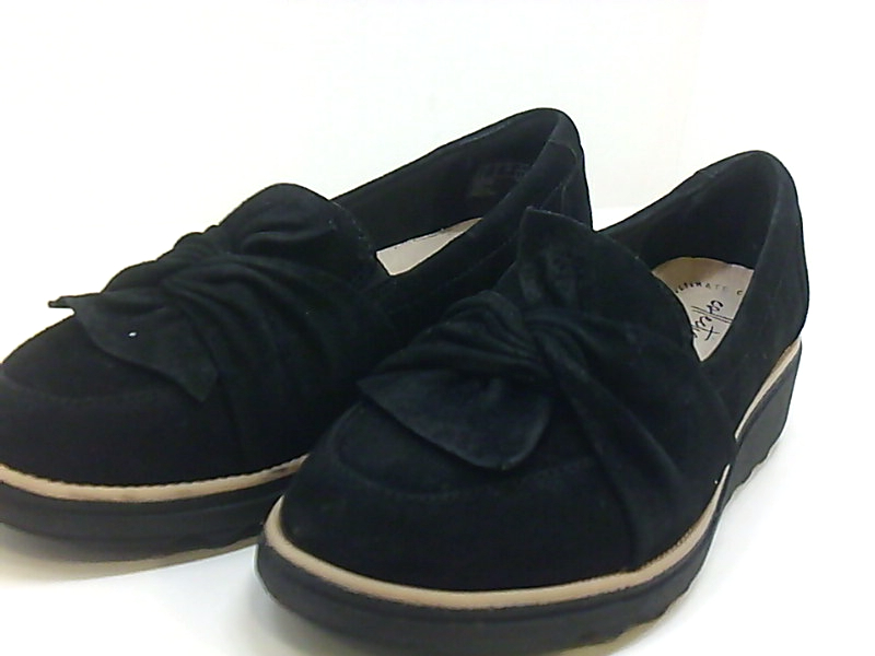 sharon dasher black suede