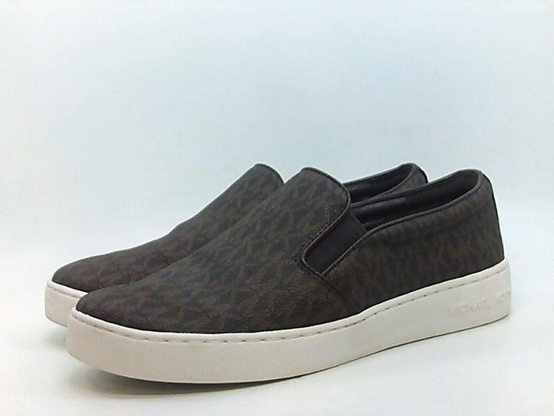 michael kors brown slip on sneakers