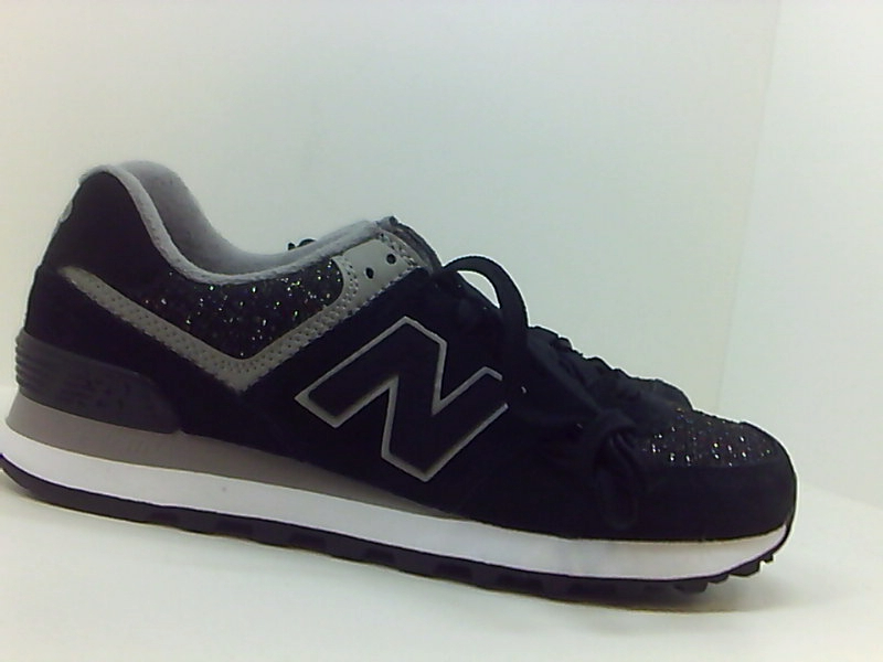New Balance Womens WSW574PMD Fabric Low Top Lace Up, Black/Overcast, Size 7.5 rM | eBay