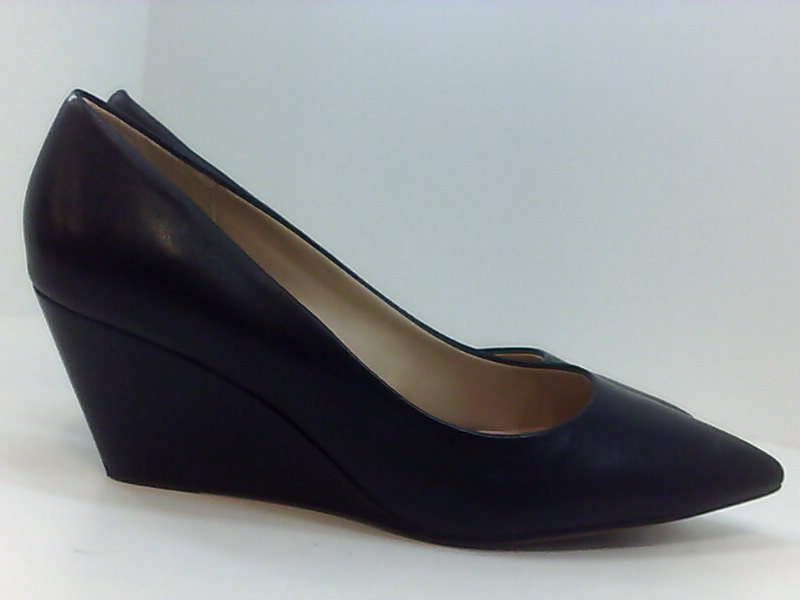 Franco Sarto Womens alicia Leather Pointed Toe Wedge Pumps, Black, Size ...