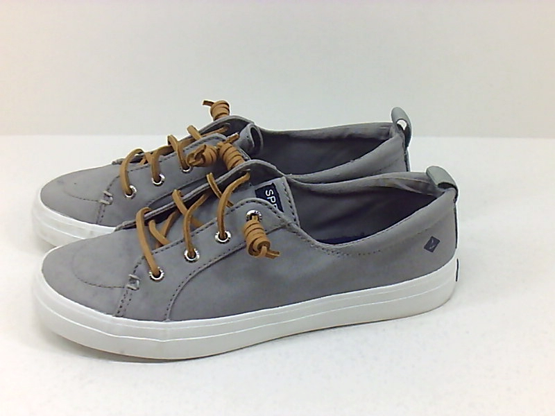 Sperry Womens Crest Vibe Canvas Low Top Lace Up Fashion Sneakers, Grey ...