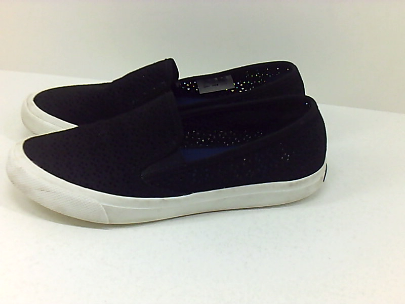 Sperry Womens Nautical Low Top Slip On Fashion Sneakers, Black, Size 8. ...