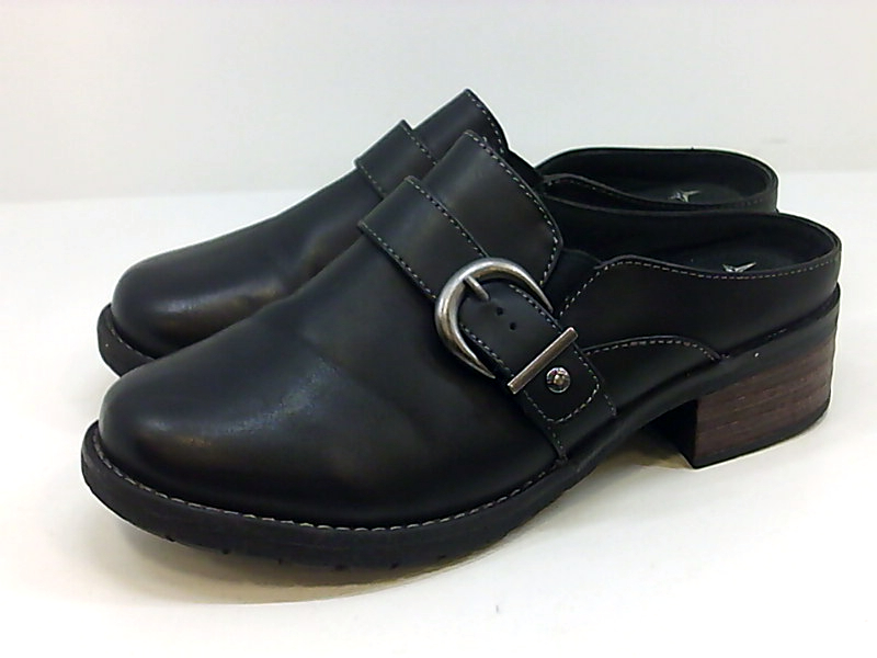 eastland leather mules