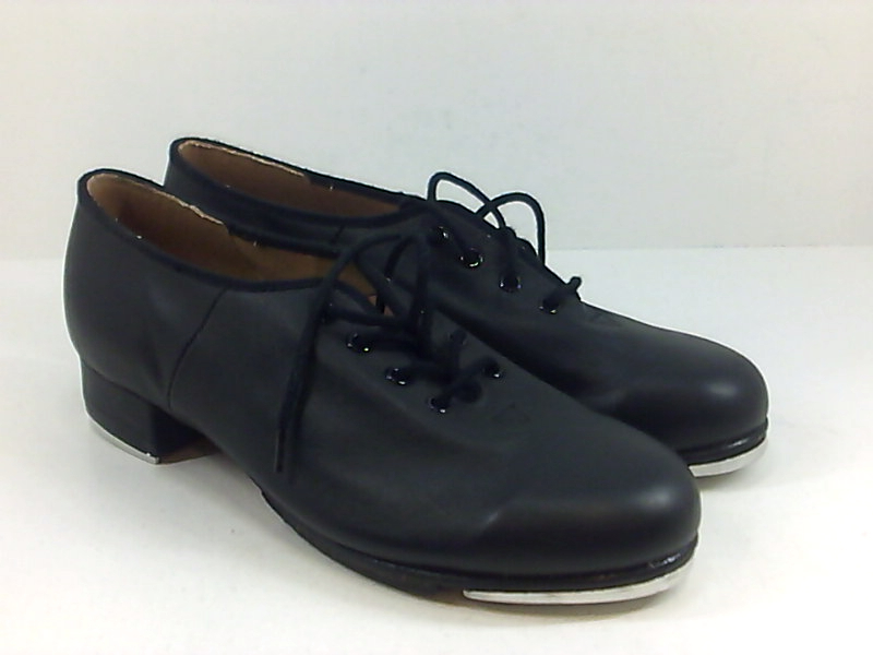black lace up ballet slippers
