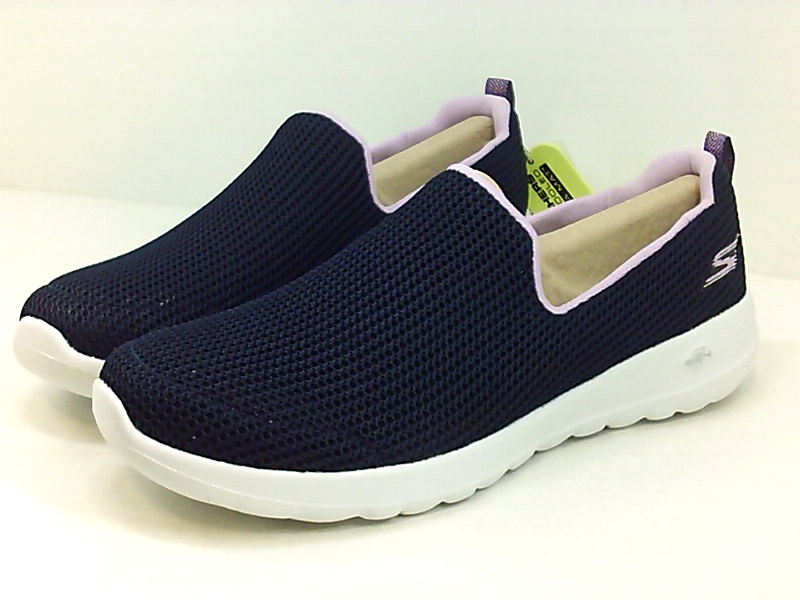 Skechers Womens Go Walk Joy-15637 Low Top Slip On, Navy/Lavender, Size ...