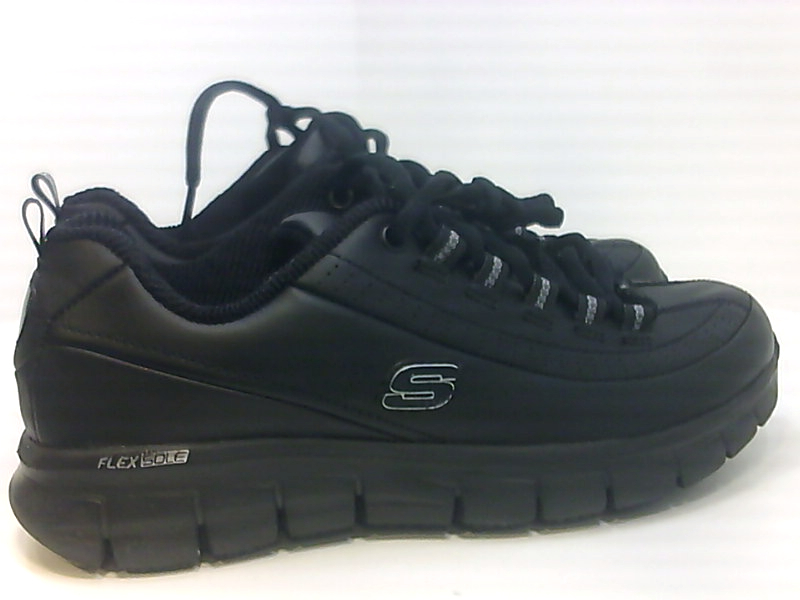 Skechers Women's Sure Track Trickel Slip Resistant Work Shoes, Black ...